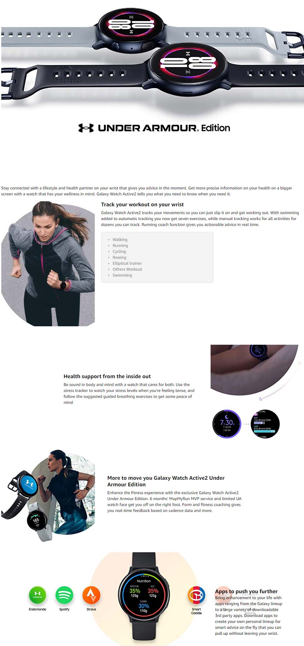 Samsung Galaxy Watch Active 2 (44mm) Under Armour Edition price in