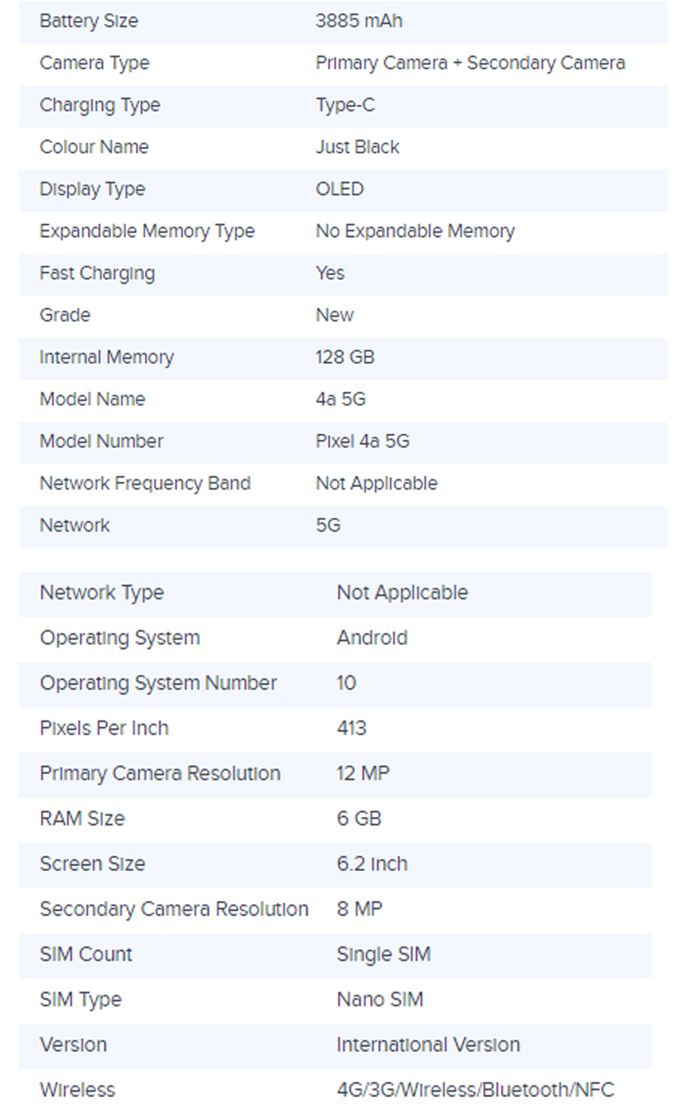 Google Pixel 5 5G (8GB,128GB) at the best price in Pakistan. Online