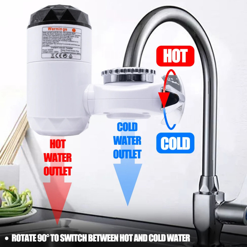 In Pakistan Kitchen Instant Water Heater Tap Buy Hot Water Tap