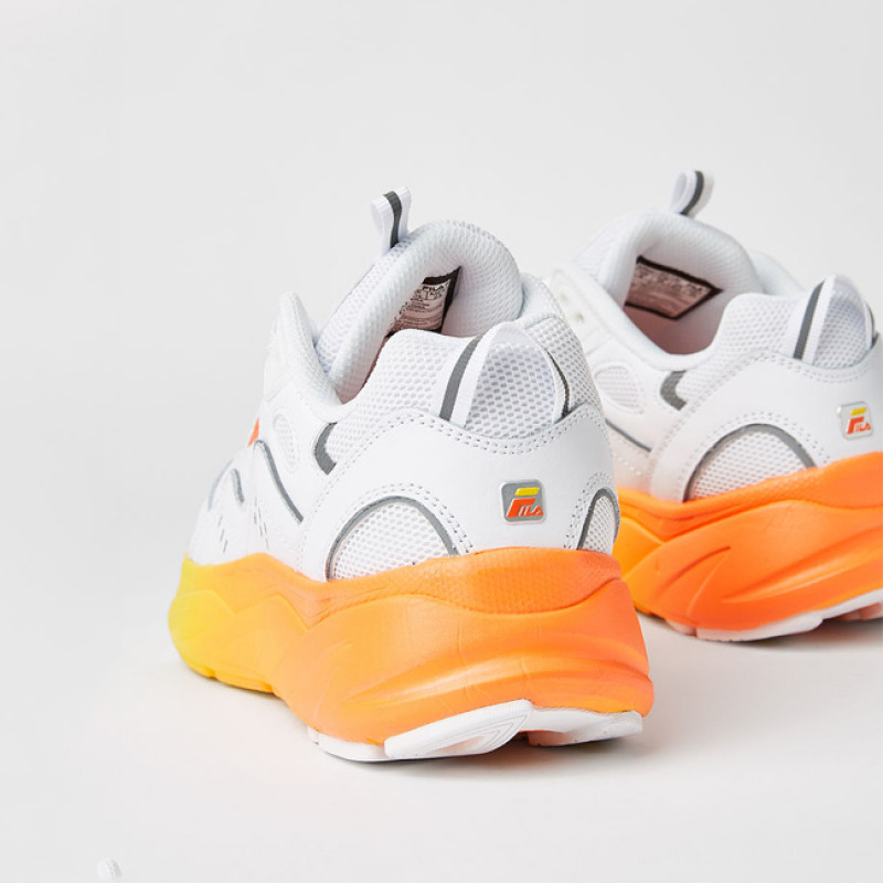 fila white trigate fade trainers