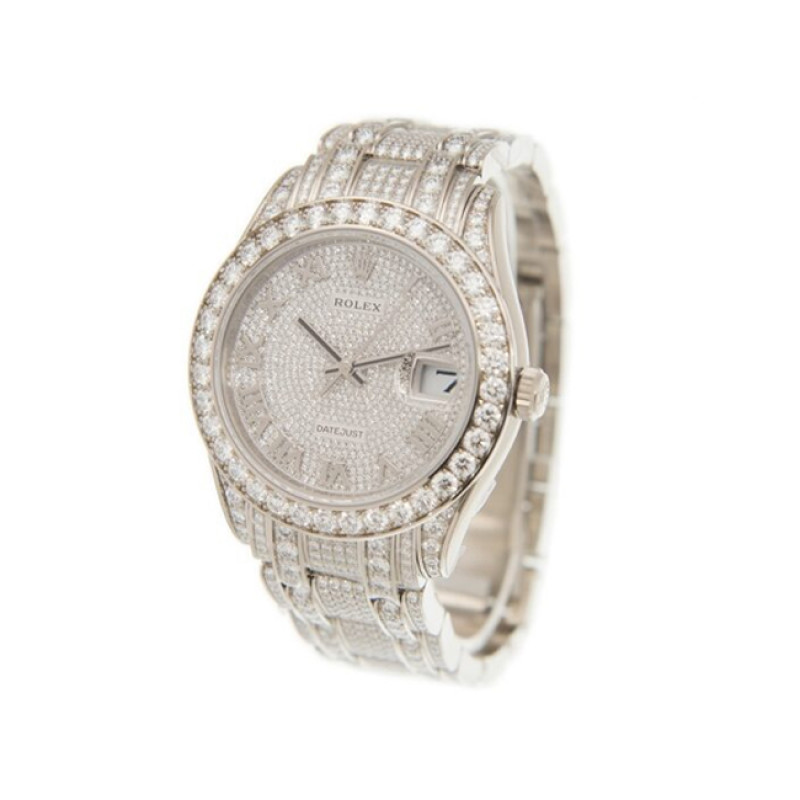 Rolex Pearlmaster 39 Men's 18kt White Gold Pearlmaster Diamond Pave Watch  86409PAVEPM at the best price in Pakistan | Online Shopping in Pakistan