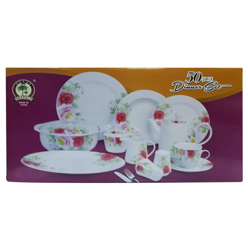 SG Yaspeco 50 Piece Dinner Set price in Pakistan Telemart