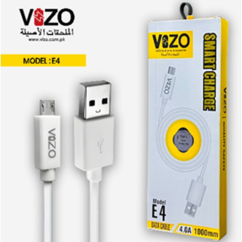 Vizo E4 Micro USB Cable With Official Warranty