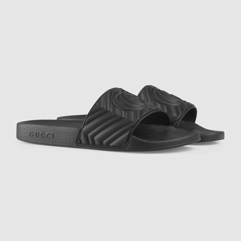 Matelassé Slides MatelassÃ© Slide Sandal Gucci Men's Matelassé