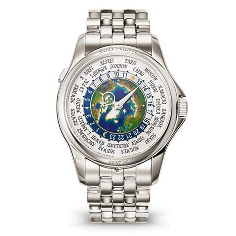 Buy Patek Philippe World Time Automatic Blue Dial Men's Watch 5131