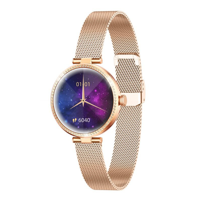 Bluetooth Smartwatch Samsung Galaxy Watch Dames Rose Pink Gold Galaxy Watch Ladies Watch Band Samsung Gear S3 Pink Gold Bracelet Samsung  Gear S3