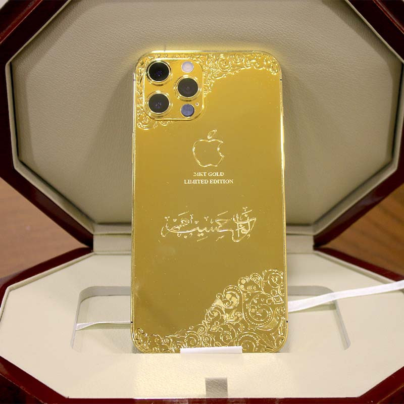 Apple Iphone 13 Pro Max 24kt Gold Plated