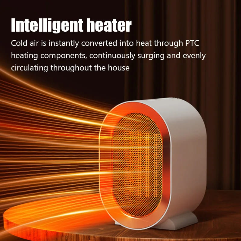 Intelligent Design Electric Room Heater, Portable Fan Heater for Home  Office