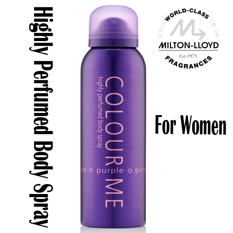 In Pakistan Purple Color Perfume Colour Me Purple Body Spray For