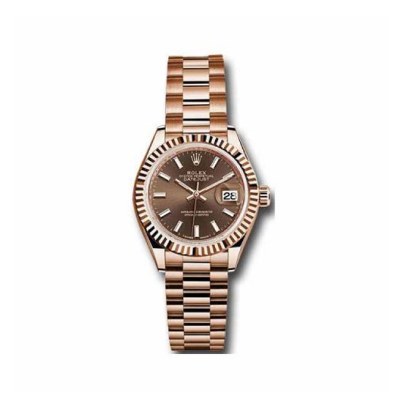 Rolex Datejust 28Mm 18Kt RoseGold Ladies Watch 279175 choip at the