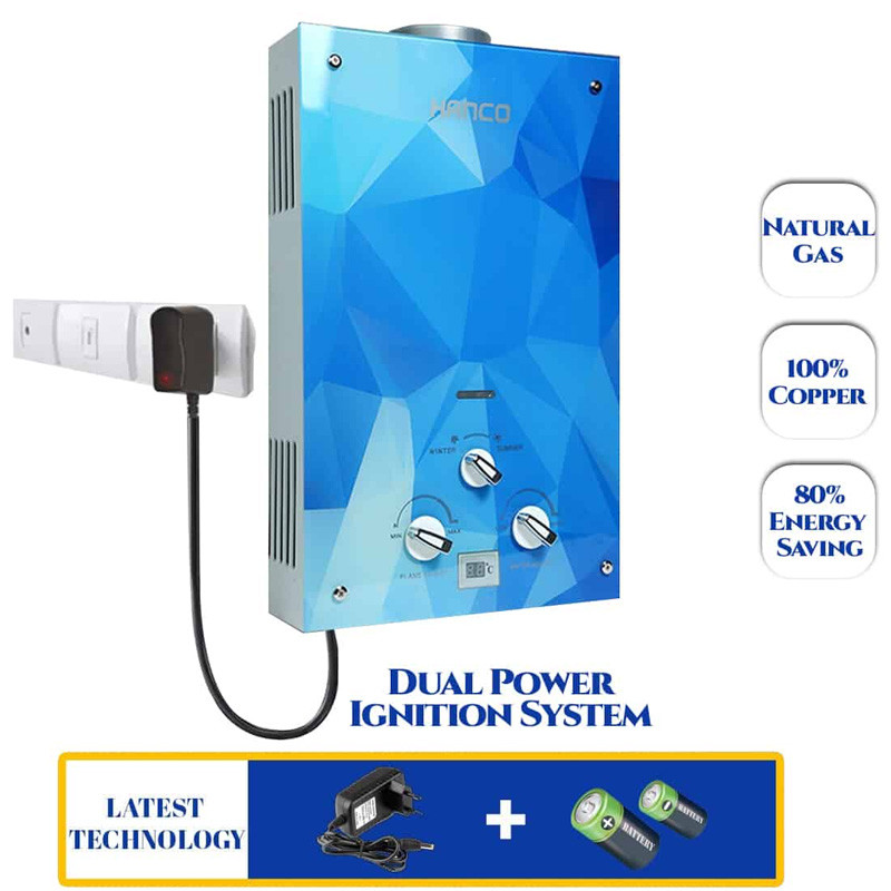Buy Hanco Model 7G2 Dual Ignition Instant Water Heater Tempered