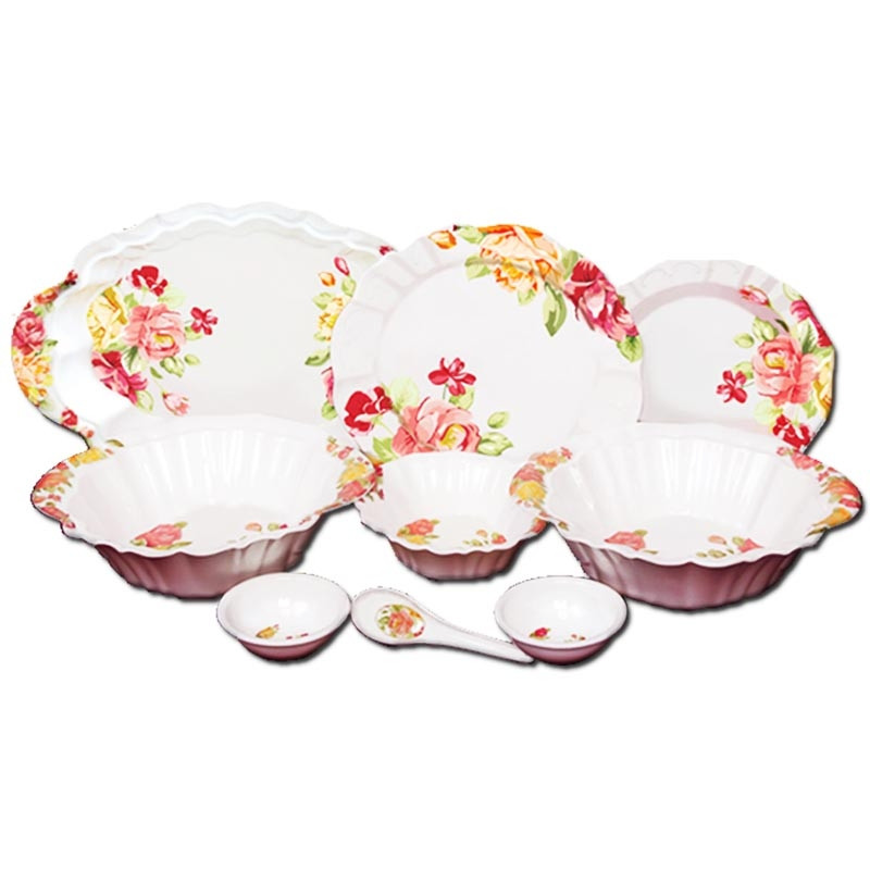 DMW Milton Flora 64 Pieces Dinner Set
