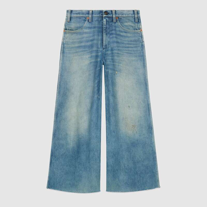 Denim Jeans Gucci Pants Price Horsebit-detail Jeans Gucci