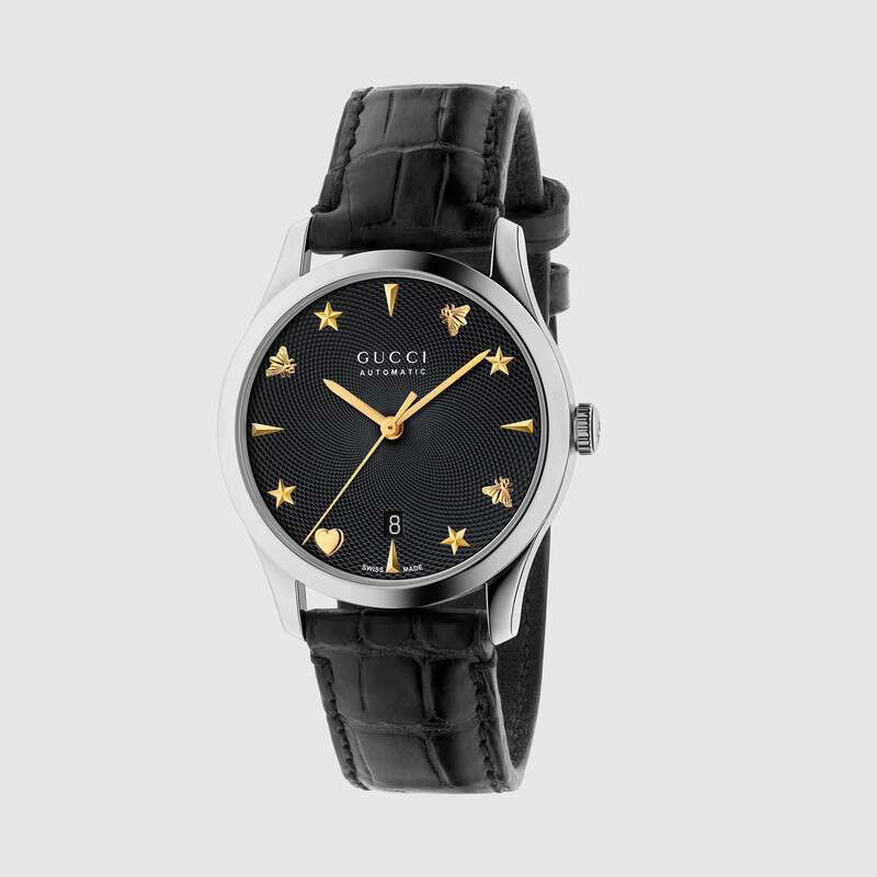Buy Gucci G-Timeless Black Case Watch, 38mm at Best Price In