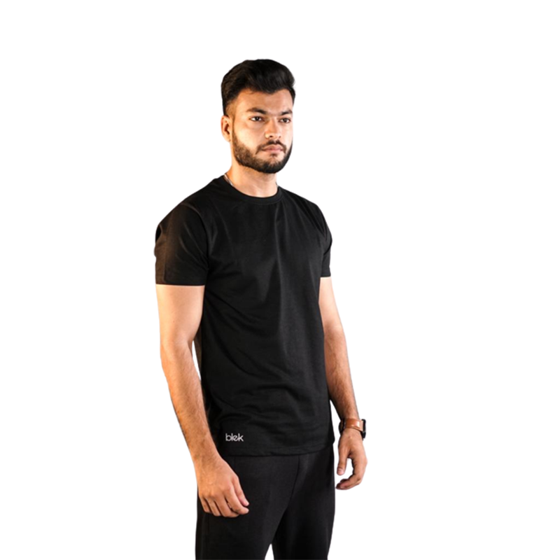 Buy Plain Tshirt Black by BLEK at Best Price In Pakistan Telemart