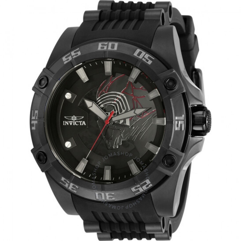 Buy Invicta Star Wars Kylo Ren Automatic Black Dial Men's Watch at