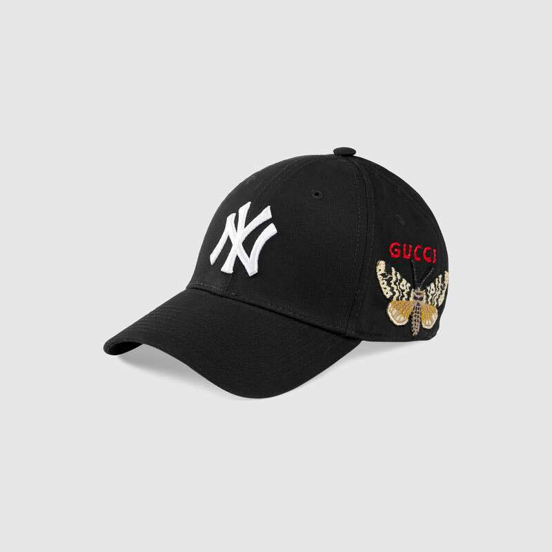 Gucci Black Baseball Cap With NY Yankees™ Patch price in Pakistan