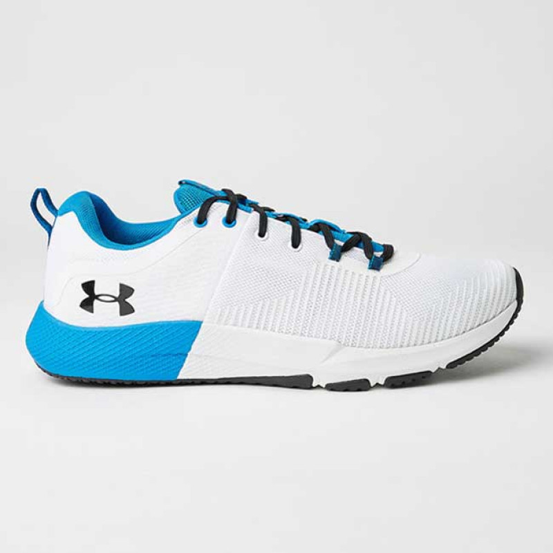 Under Armour Charged Engage Training Shoes White/Photon Blue/Black