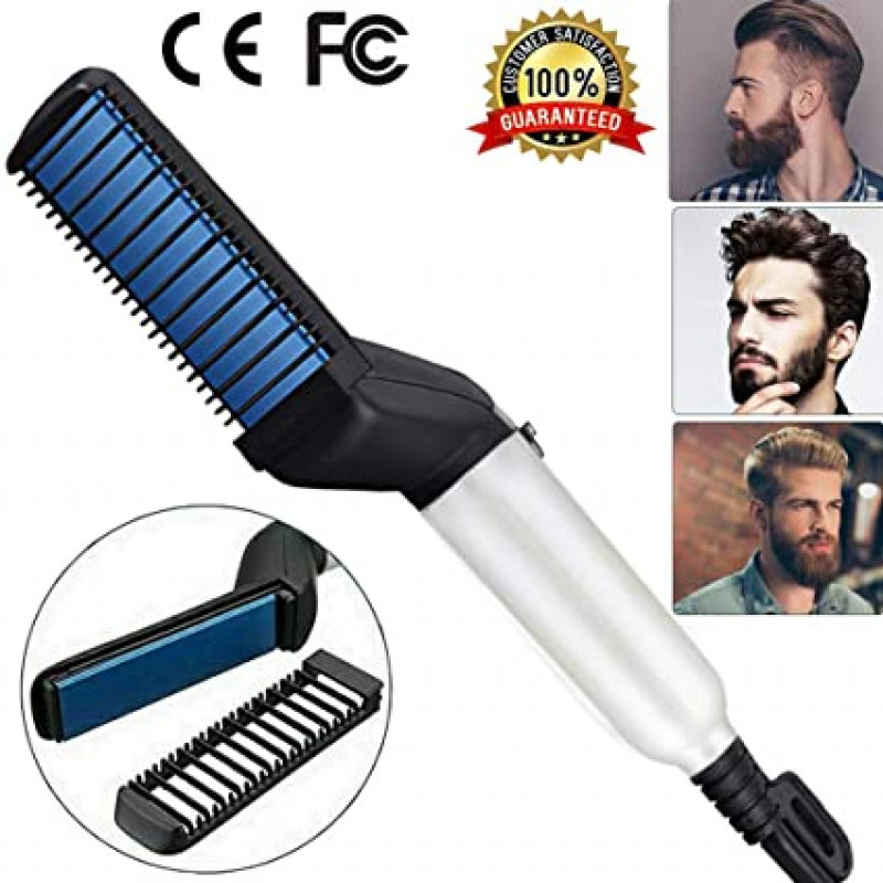 Beard Straightening Comb Electric Hair Comb Hair Styler for Men Hair  Hot Comb