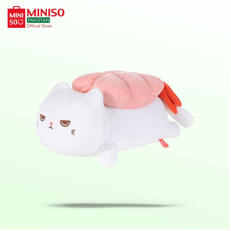 Animal Miniso Sushi Cat Miniso Sushi Cat Plush Toy (Shrim-p) Live Show
