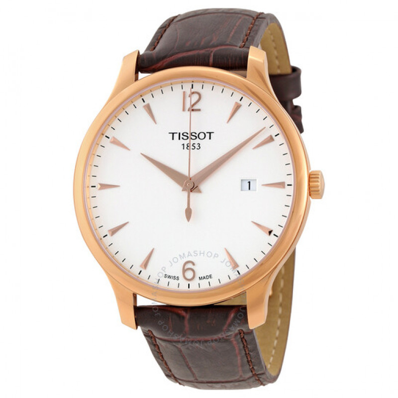 Buy Tissot Tradition Rose Gold PVD Men's Watch T0636103603700 at