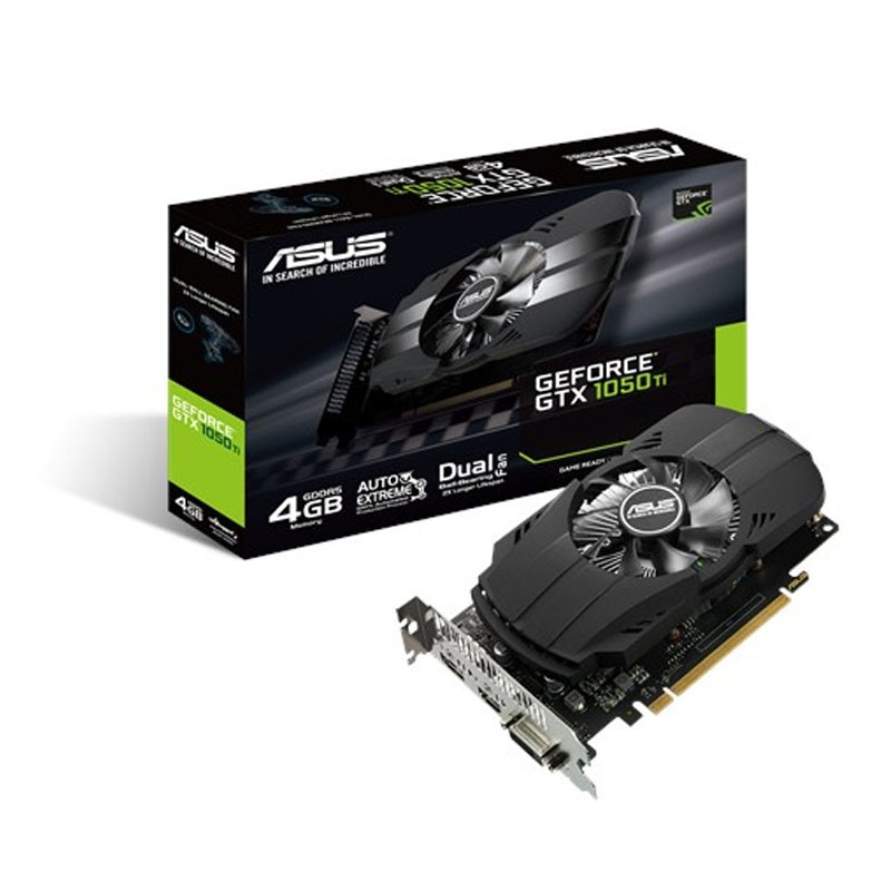 ASUS PH-GTX1050TI-4G GDDR5 4GB 128-Bit NVIDIA GeForce GTX 1050 TI