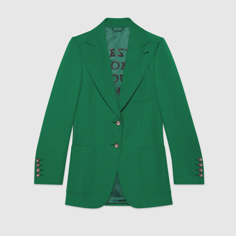 Gucci Green Wool Jacket
