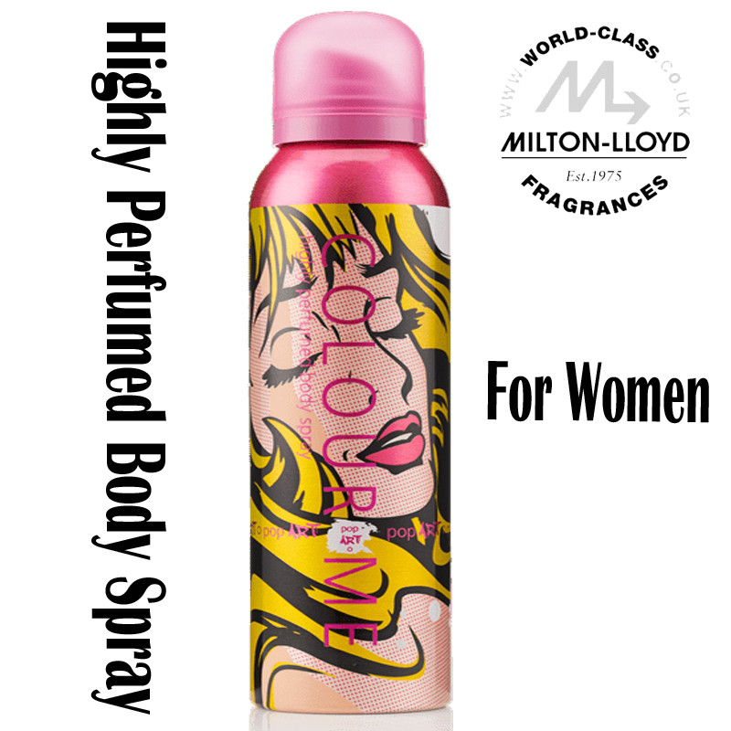 Colour Me Pop Art Body Spray For Women 150ml UK