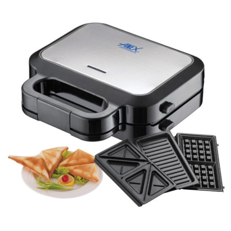 Anex AG-2139C In Deluxe Sandwich Maker With Official Warranty