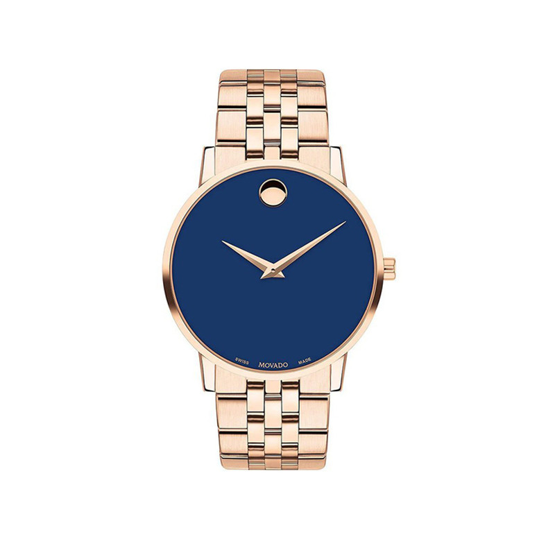 Buy Movado Museum Quartz Blue 40mm Dial Men's Watch 0607353 at