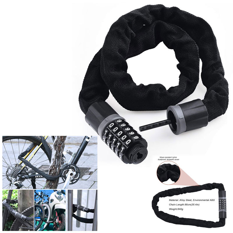 Heavy Duty Anti-Theft Bike Chain Lock price in Pakistan Telemart