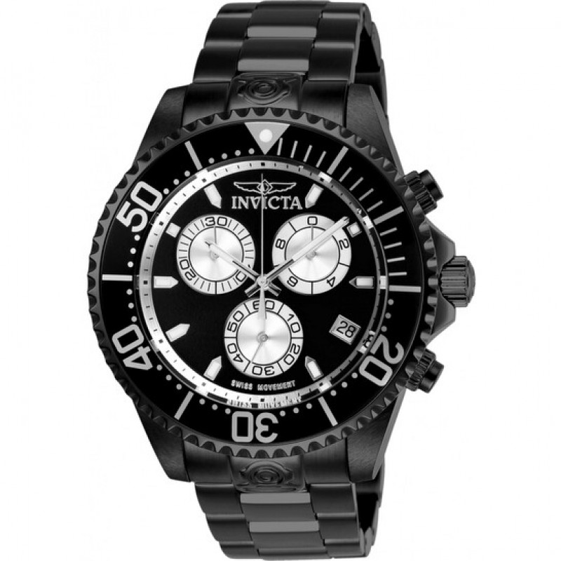 Buy Invicta Pro Diver Chronograph Black Dial Men's Watch 26852 at
